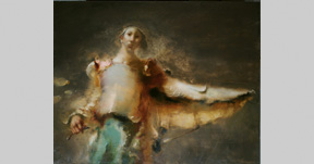  Man with One Wing oil,linen