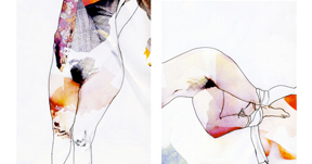 Standing and Recumbent Nudes, From the Front